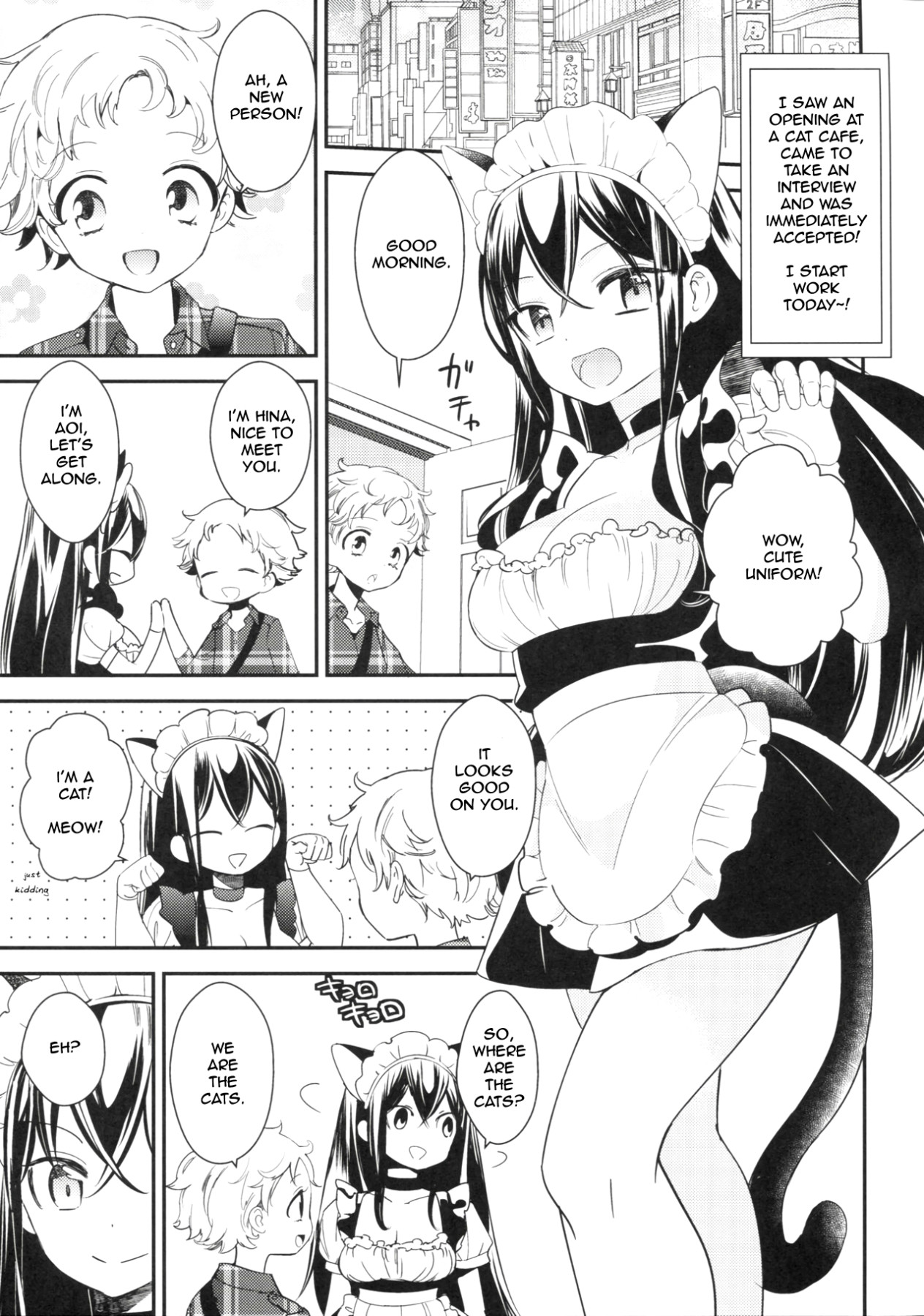 Hentai Manga Comic-Meeting Your Friend At The Cat Cafe-Read-17